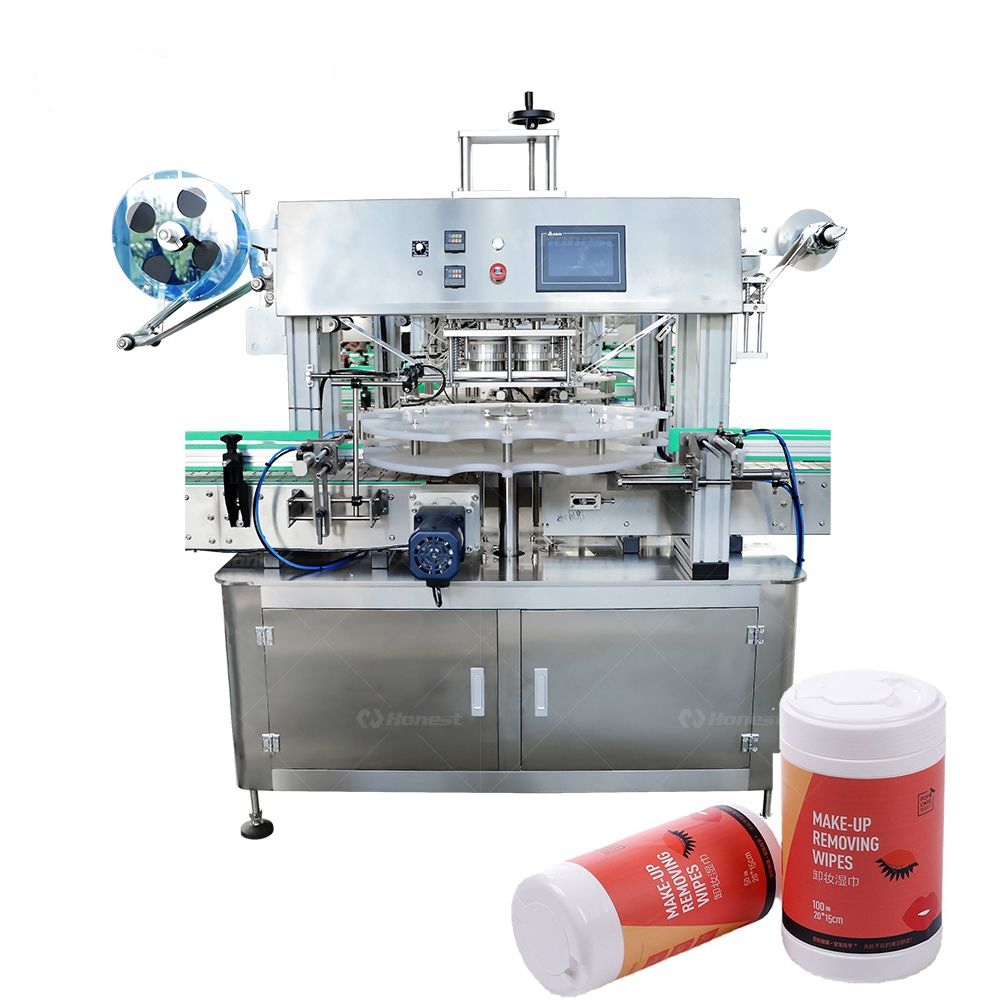 Europe Baby Wet Tissue Packing Machinery Canister Wipes Making Machine