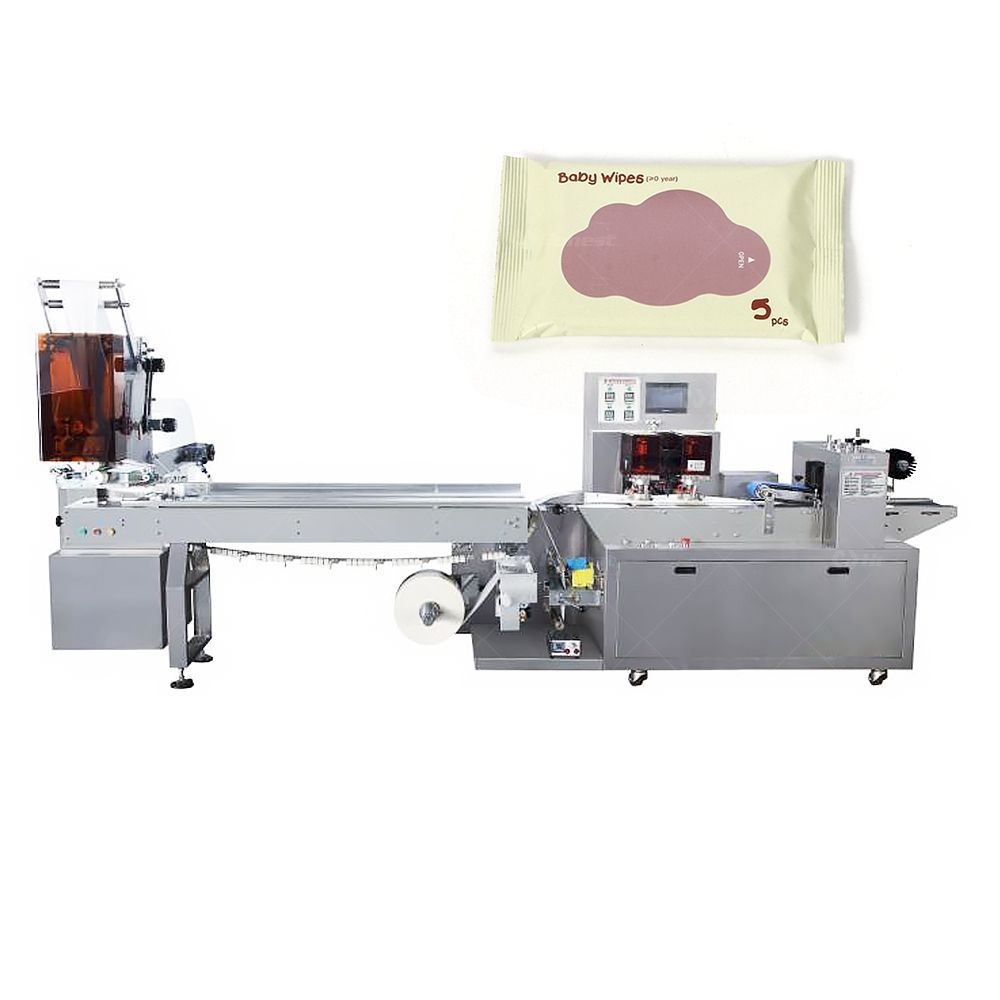 Automatic Baby Wet Wipe Tissue Making Machine Alcohol Wipes Production Line Soft Anti Bacterial Wet Paper