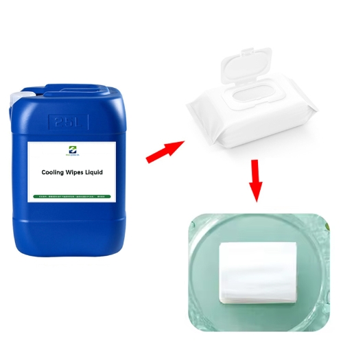 Custom Private Label Eco-friendly Comfort Soft Biodegradable Ice Wipes Liquid for Cooling Wet Wipes Production Line