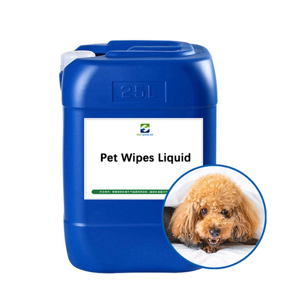 China Manufacturer Pet Wipes Cleaning Liquid Pet Deodorant Wipes Solution for Wet Wipes Raw Material