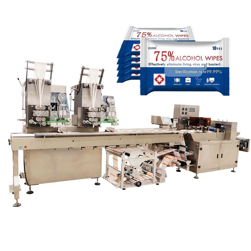 Full Automatic Wet Wipes Machine Baby Wet Tissue Making Machine Production Line