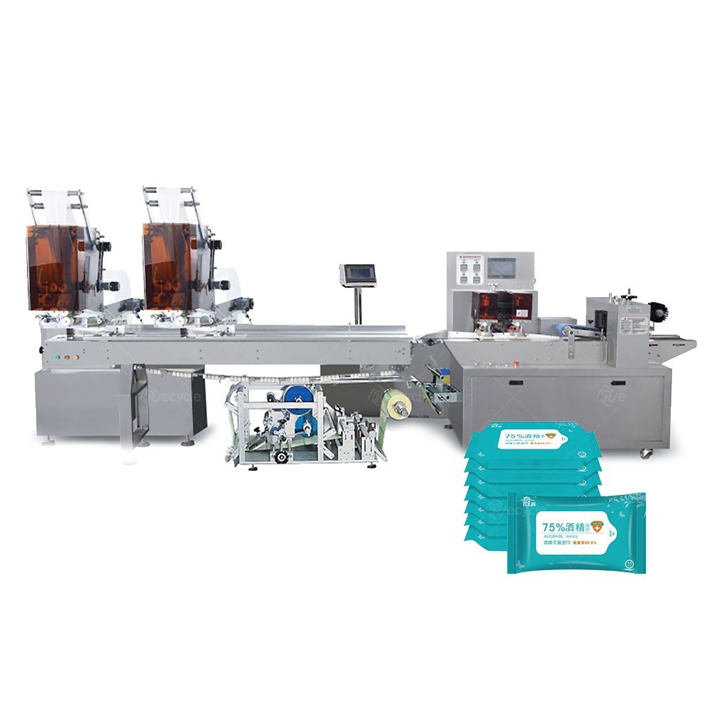 Full Automatic Wet Wipes Machine Baby Wet Tissue Making Machine Production Line