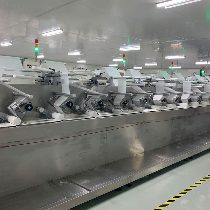 Full Automatic 80-120 Pcs/pack Wet Wipes Making Machine Tissue Wipe Machine