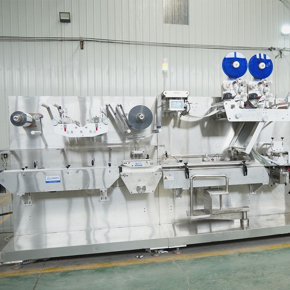 30PCS جوتے مچھوٹیں بنانے اور پیکنگ مشین نیچے جیکٹ صفائی گیلے مچھوٹیں پیداوار لائن کے ساتھ جڑواں چھوٹے رول