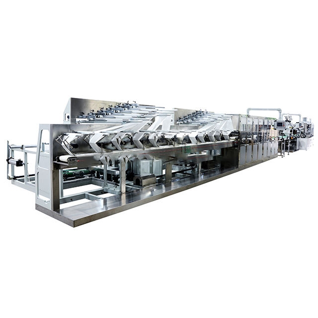 Fully Automatic High Speed with Good Quality Output Product Wet Wipe Folding Machine and Production Line (550 Cuts/min)