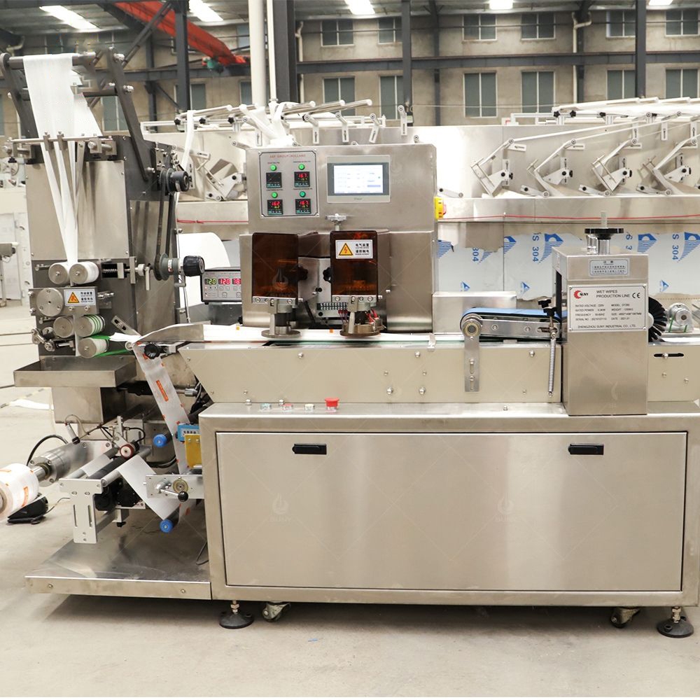 Wet Tissue Wipes Towel Making Machine/Single Wet Wipes Manufacturing Packing Machine Multi Use Wet Wipes Making Machine