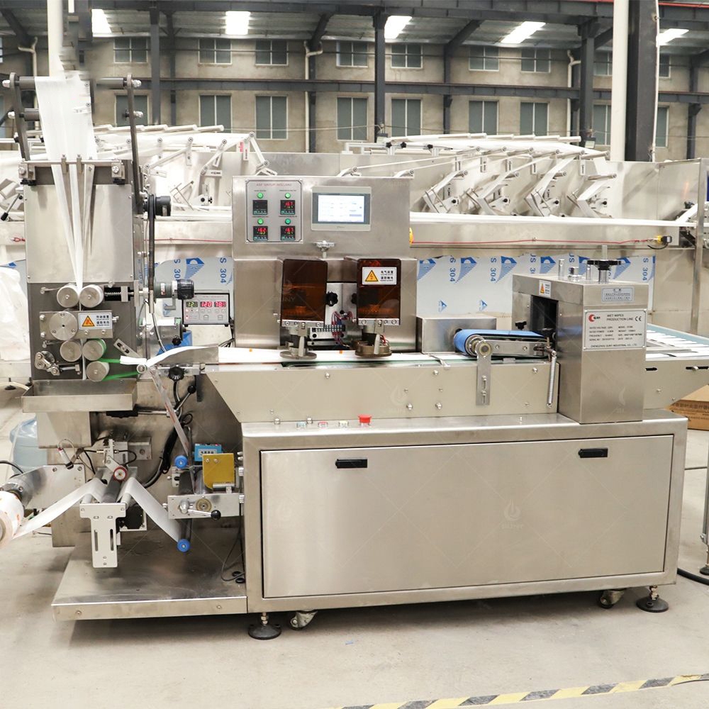 Wet Tissue Wipes Towel Making Machine/Single Wet Wipes Manufacturing Packing Machine Multi Use Wet Wipes Making Machine